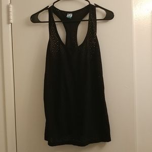Black tank top